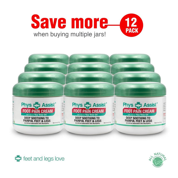 Foot Pain Cream Bundle 12 Pack
