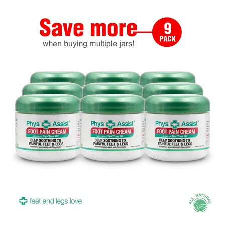 Foot Pain Cream Bundle 9 Pack